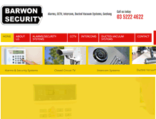 Tablet Screenshot of barwonsecurity.com.au